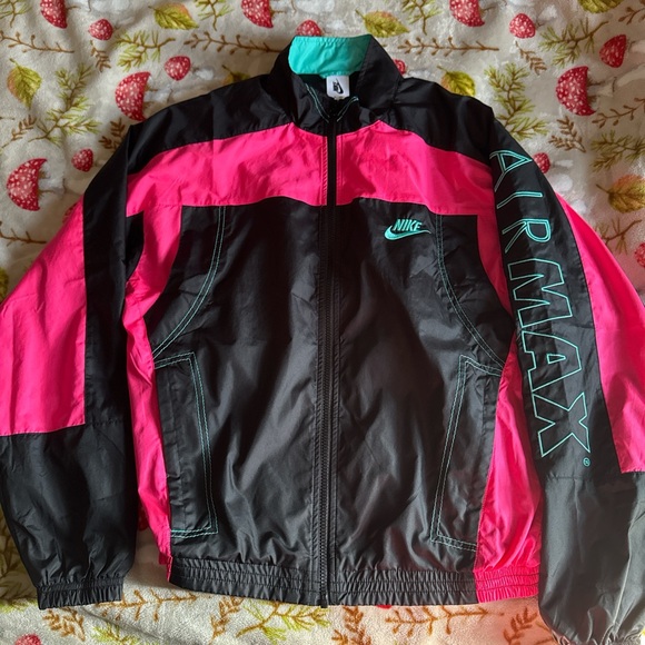 Nike Air Max Black and Pink Jacket